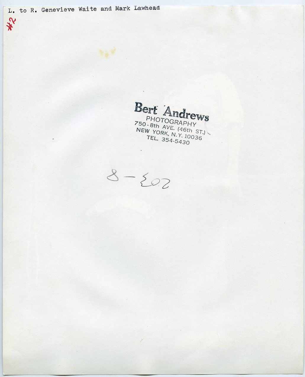 Vintage 75 Genevieve Waite Mark Lawhead Andy Warhol Broadway Man on