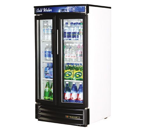 Radius Front 2 Door Glass Door Merchandiser Refrigerator Cooler