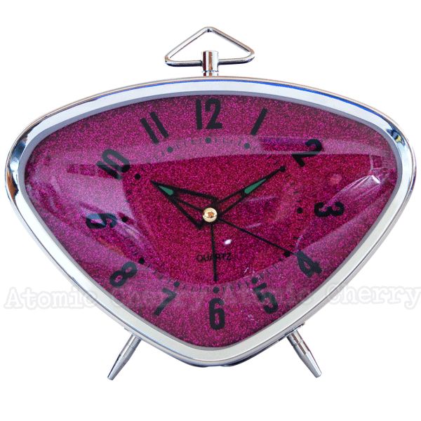  Alarm Clock Glitter Rockabilly 50s 60s 70s Kitsch Gift Unique Cool