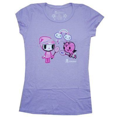 New Tokidoki Game Time Womens Lavender T Shirt