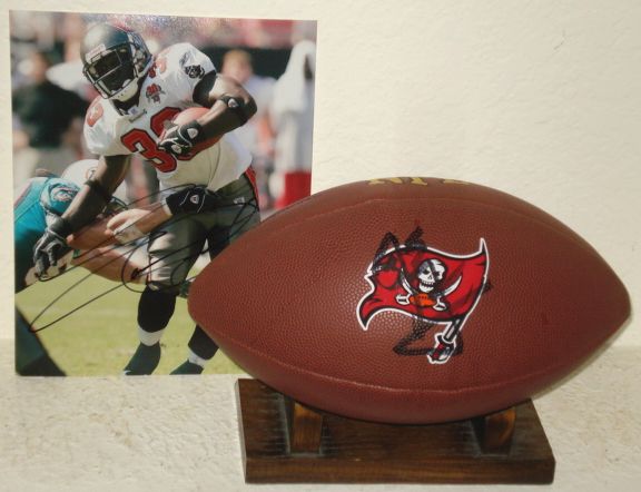 Josh Freeman Autographed Football Buccaneers Proof