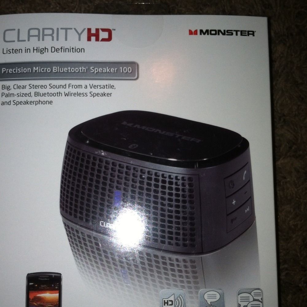 New in box Monster Clarity HD Precision Micro Bluetooth Wireless