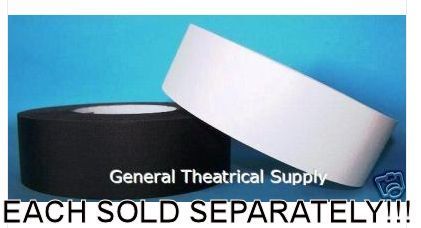 Gaff Tape White Black 2 Theatre TV Film Gaffers Grip