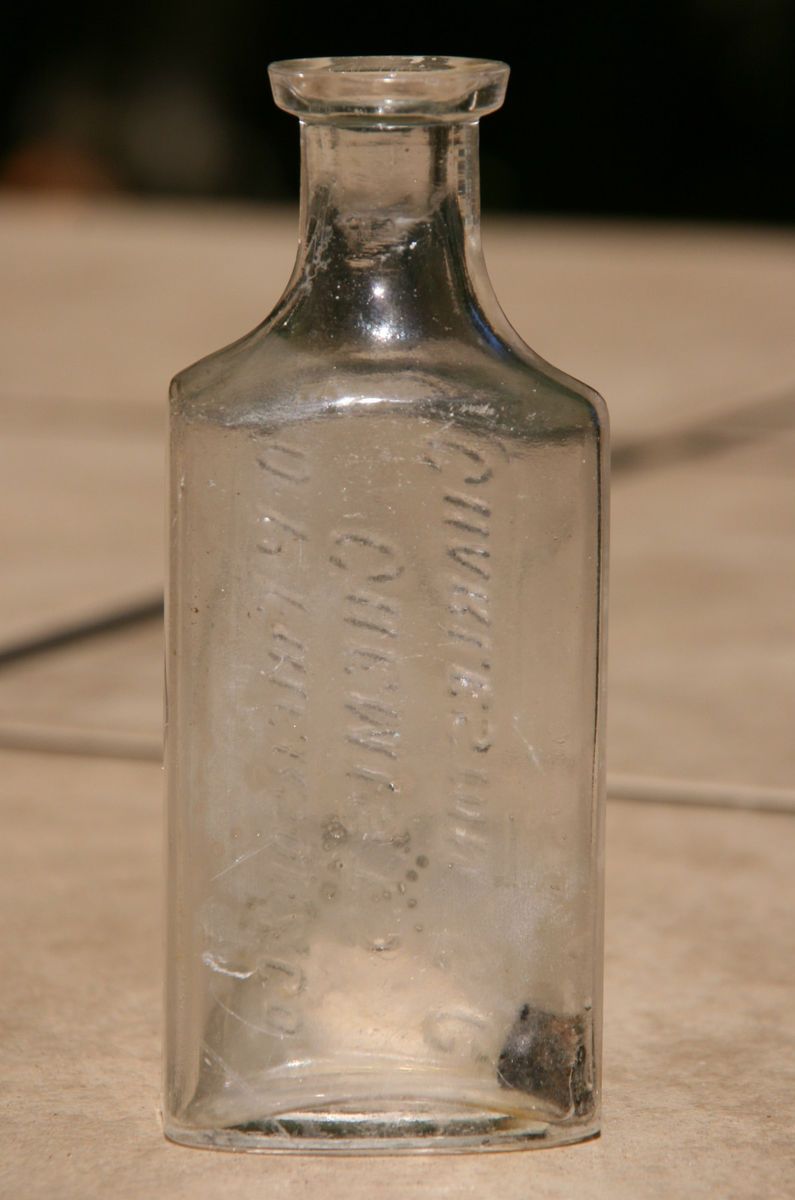 Rare CHARLESTON SC BOTTLE D P FRIERSON CO CHEMISTS cure USA PAT DEC 11