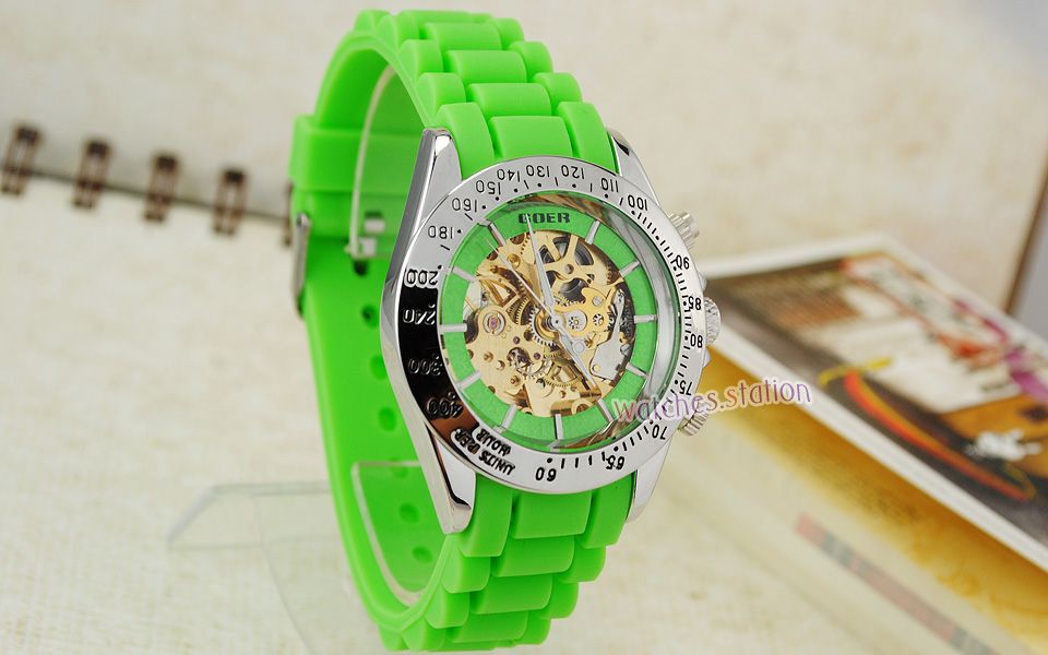  Colors Silica Jelly Automatic Dress Fashionable Watch Fresh New