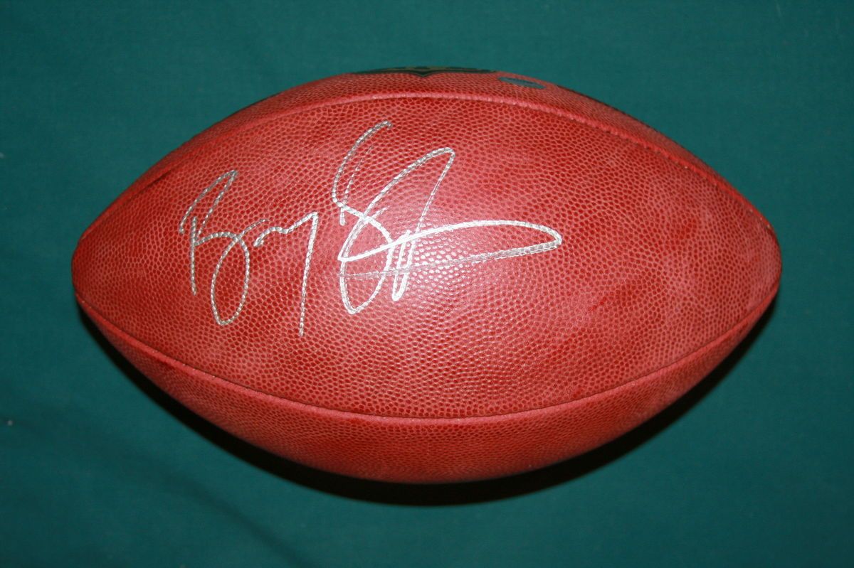 Barry Sanders Autographed Wilson NFL Football Detroit Lions Hall of