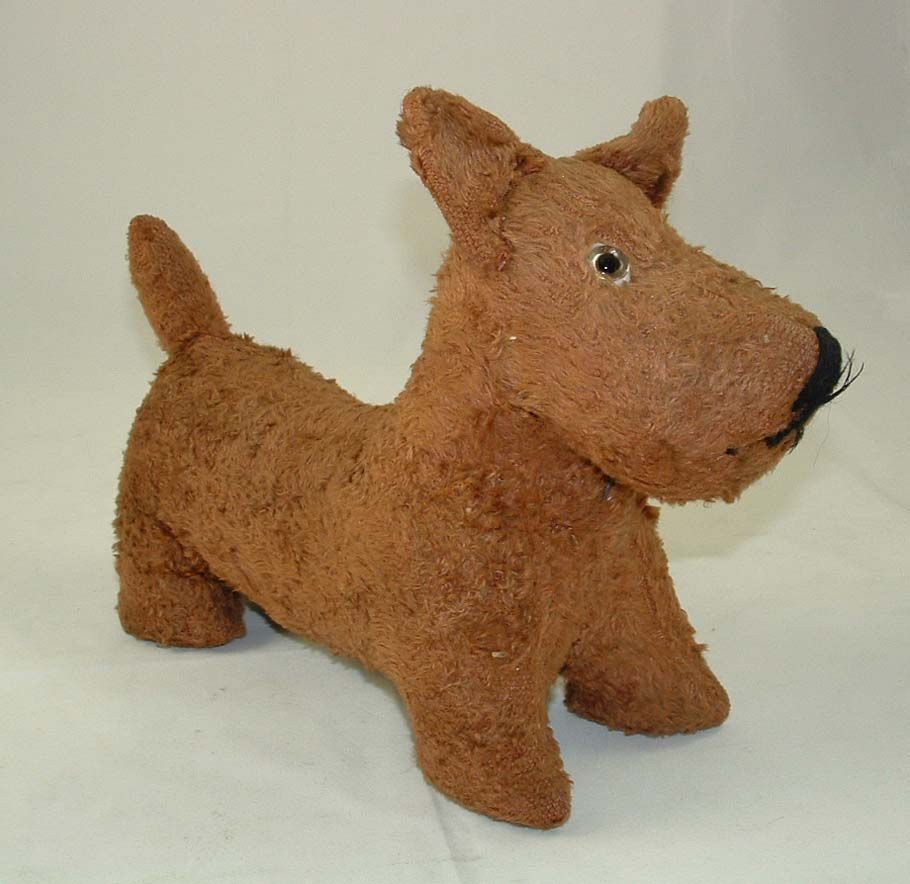 Steiff Old RARE Brown Foxy Terrier 100 Original 13