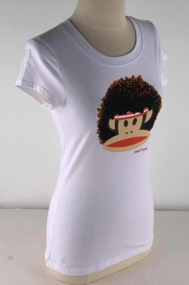 Paul Frank White Women Semi Pro Julius Tee Junior 2855