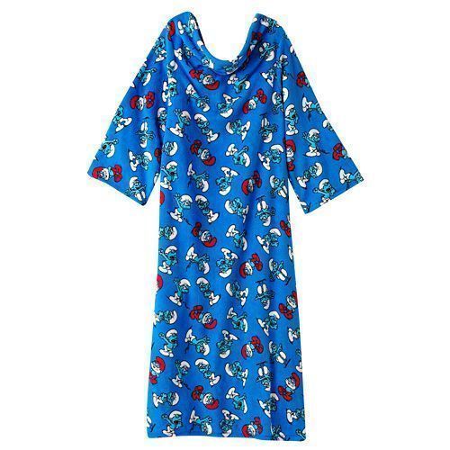 New The Smurfs Wrappie Snuggie OSFM Ret $40 Cozy x mas Gift