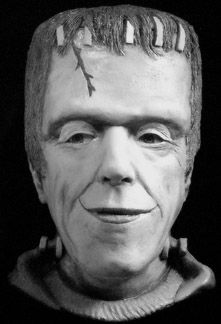 Herman Munster Fred Gwynne Munsters Life Mask Sculpture