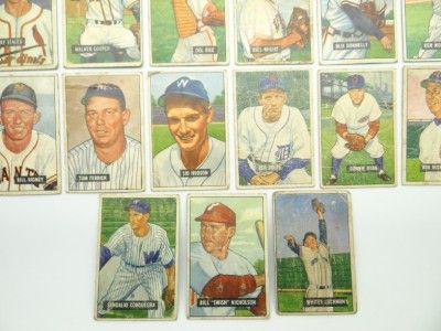 31 1951 Bowman Baseball Garagiola RC Kluszewski Maglie RC More