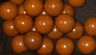 Brown Gumballs Root Beer 2lb Kosher Fresh Oakleaf 100ct