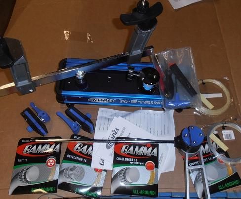  shipping info payment info gamma x 2 tennis stringing machine