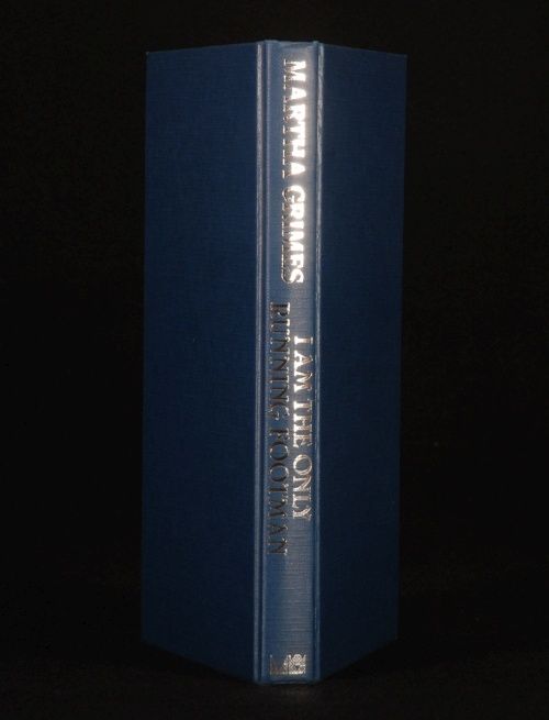 1986 I Am The Only Running Footman Martha Grimes 1st Ed