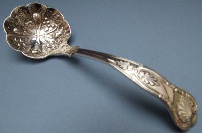  Seymour Sheffield EPNS A1 Silver Plated Kings Fruit Spoon Ladle