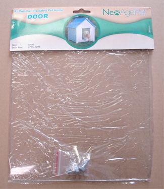 optional dog house door included door size medium 15 x