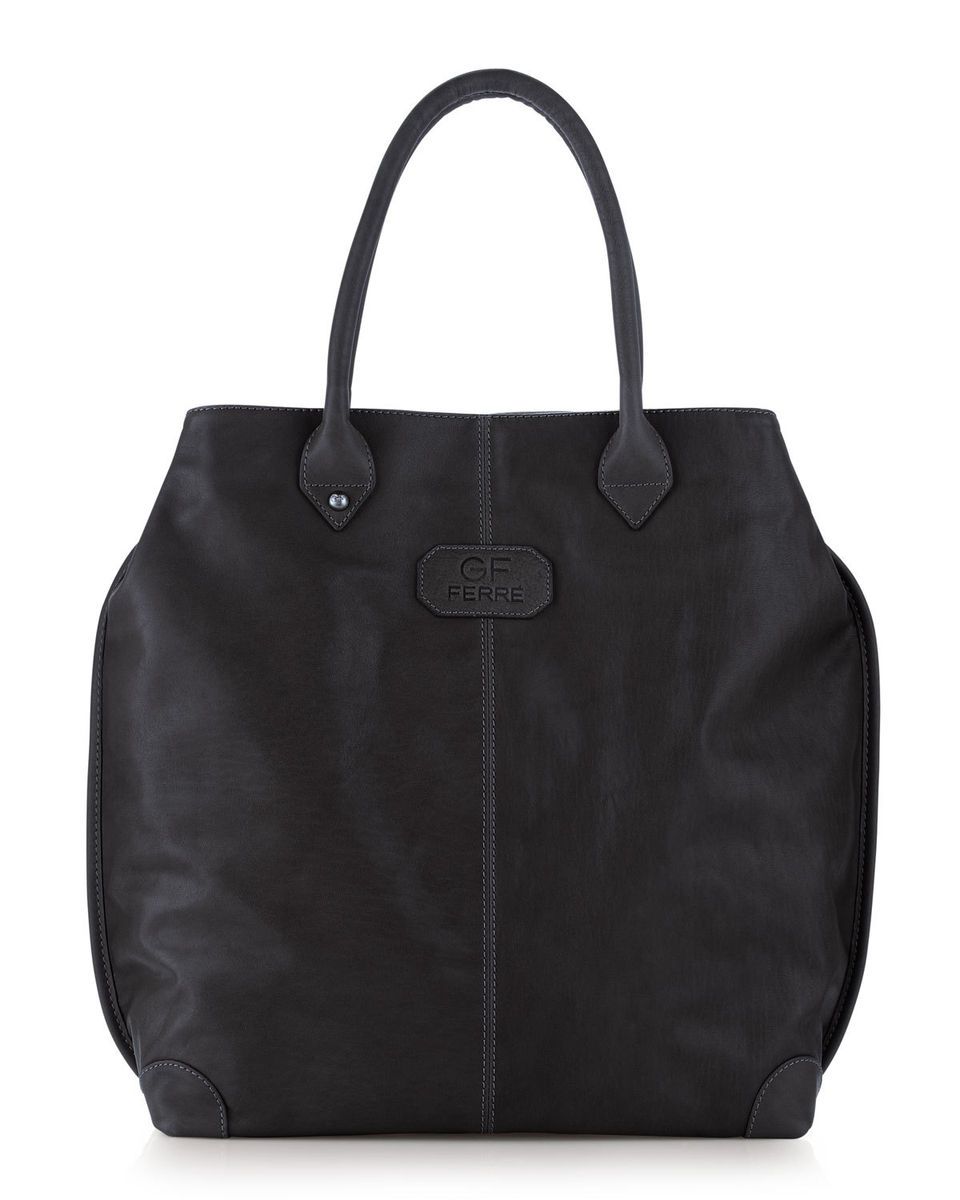 Gianfranco Ferre Leather Tote Black