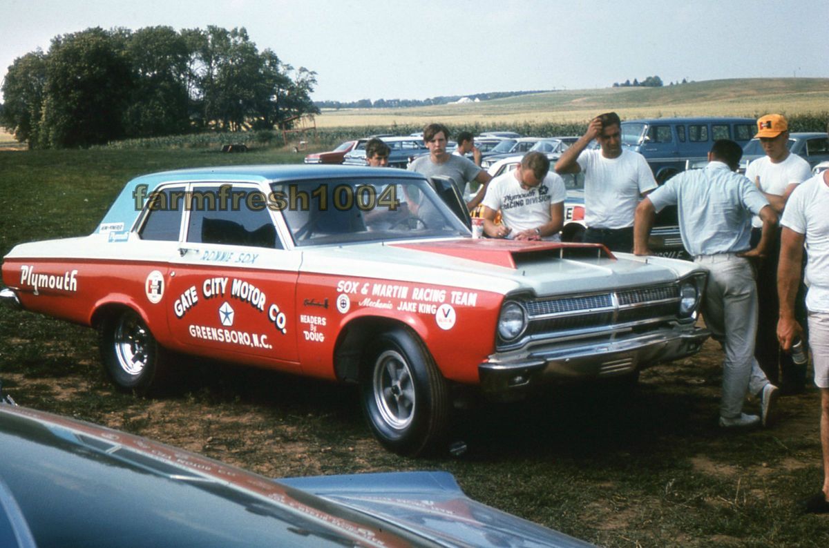 Ronnie Sox Buddy Martin Gate City Motor Plymouth Satellite York US 30