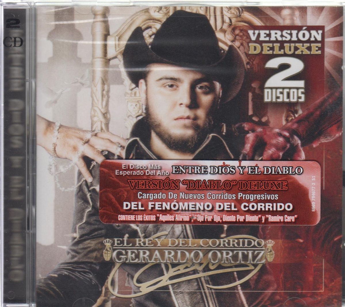 Gerardo Ortiz CD NEW Entre Dios Y El Diablo VERSION DELUXE Movimiento