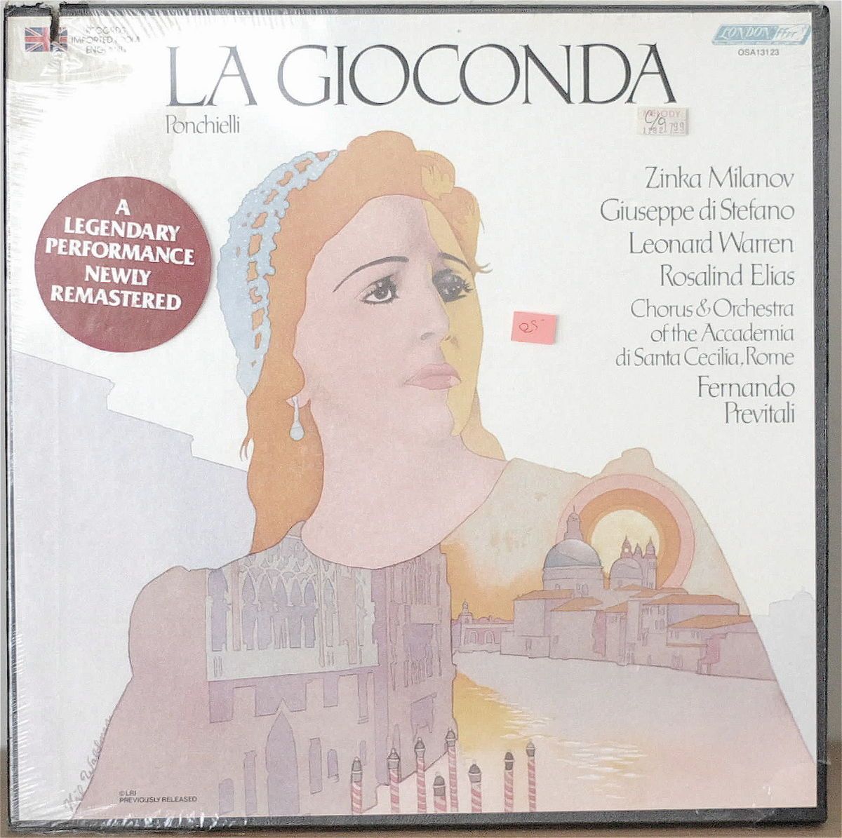 Ponchielli La Gioconda SEALED1977 3LP Zinka Milanova Giuseppe Di