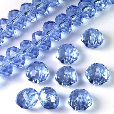 Beautiful 6mm Blue Crystal Gemstone Loose Bead 72pc Swarovski