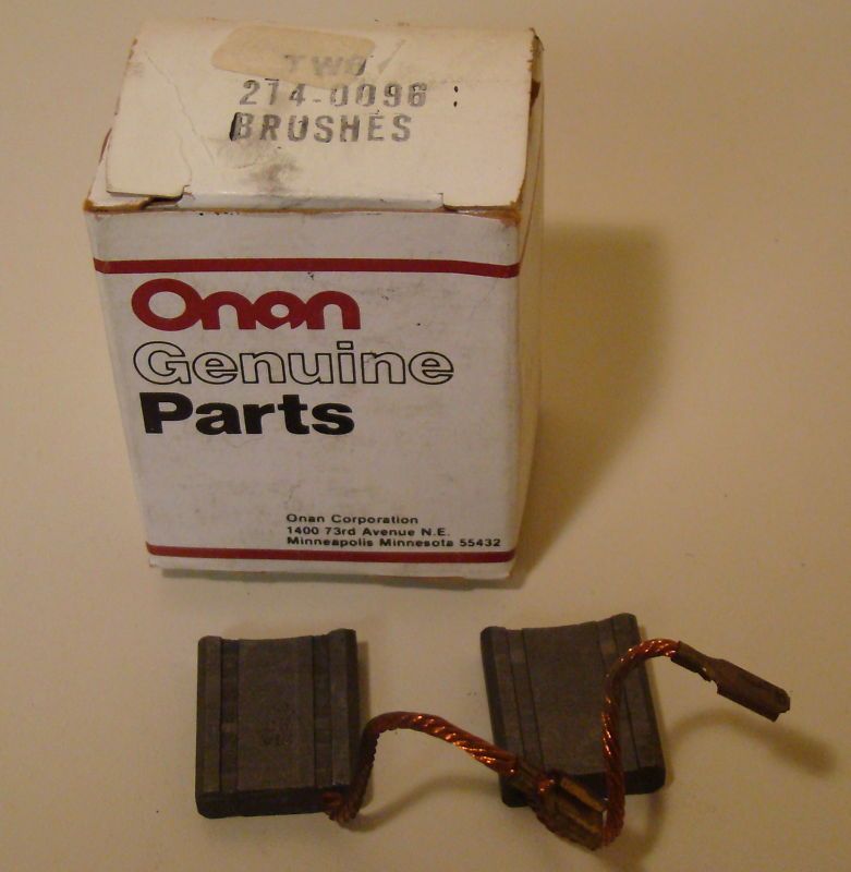 NEW Boxof 2 Genuine Onan 214 0096 Generator Brushes NOS