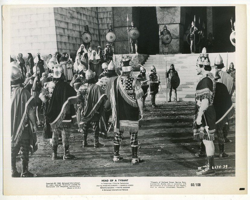 Movie Still Massimo Girotti Head of A Tyrant 1959