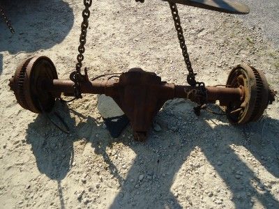 CK 3500 Chevrolet Chevy GMC Truck Rear Axle, 4.10 Full Float, Rusty