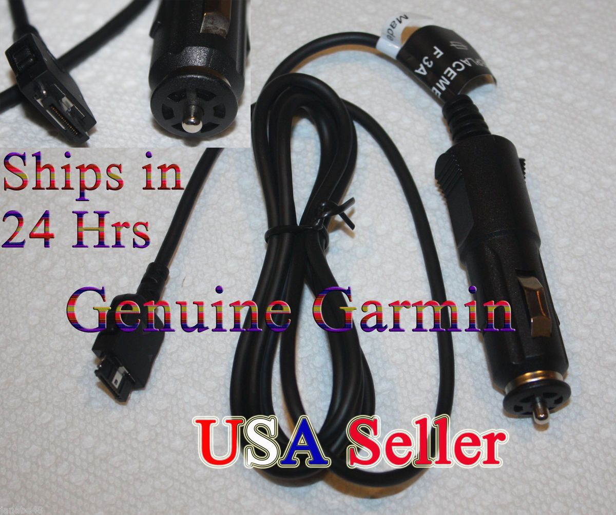 New Genuine Garmin Aera 500 510 550 560 GPS Vehicle Car Charger Power