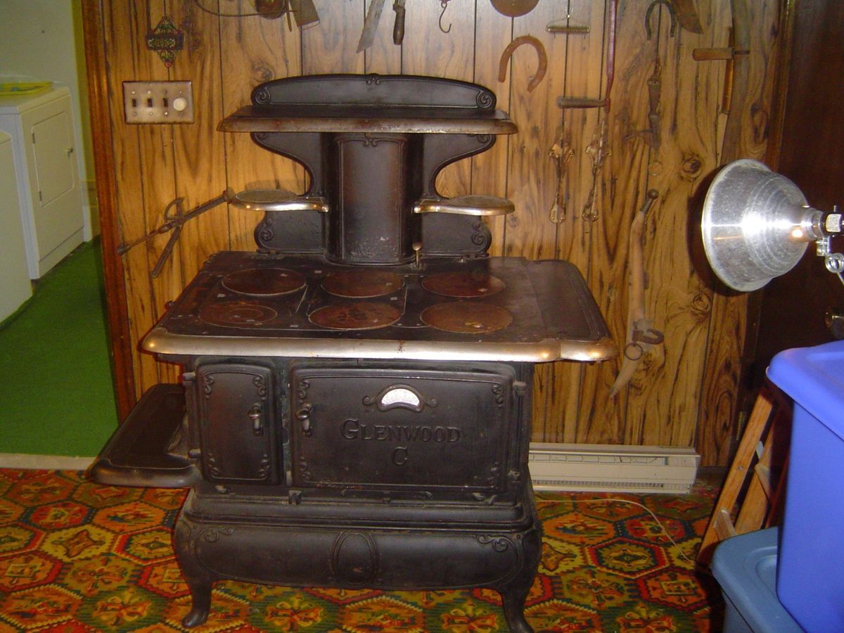 Glenwood C Kitchen Wood Stove Circa 1800