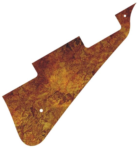 Pickguard for Gibson Les Paul Guitar Venetian Plaster   