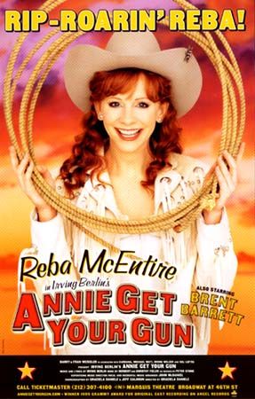 Broadway Poster Reba McEntire Annie Get Your Gun