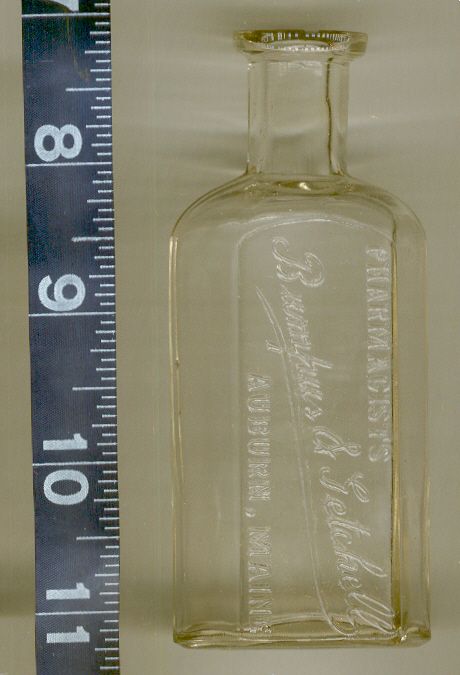  Pharmaceutical Bottle Pharmacists Bumpus Getchell Auburn Maine