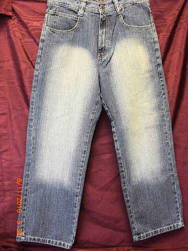  Esmx Mens Blue Jeans Loose Fit