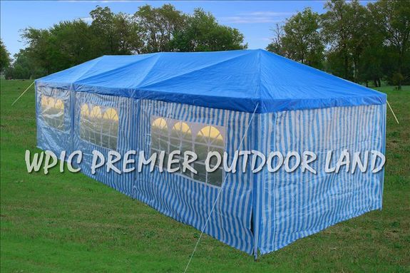 10x30 Party Wedding Tent Gazebo Pavilion Catering Blue