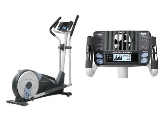 Weslo Pro 13.8e Elliptical Momentum Workout Trainer w/ Adjustable