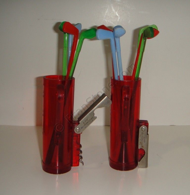 Vintage Golf Bag Jiggers and Stirrers