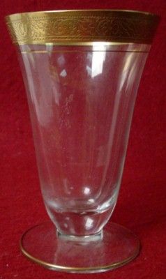 Glastonbury Lotus Minton Gold 36 35 Footed Tumbler