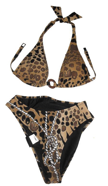 Gottex Wild Life Animal Print Bikini Swimsuit 6