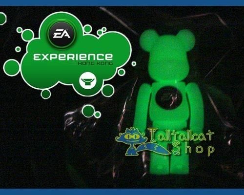 Medicom x HK ea Sports Glow in The Dark 100 Be Rbrick