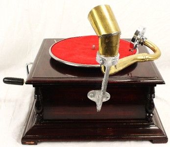 Gramophone His Masters Voice Repro Record Player Phonograph Victrola