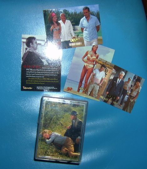  Mint James Bond 007 Collector Cards Gold Hot Stamp Double Sided