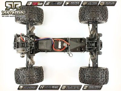 ARRMA AR102321 Granite Monster Truck 2 4GHz RTR Red