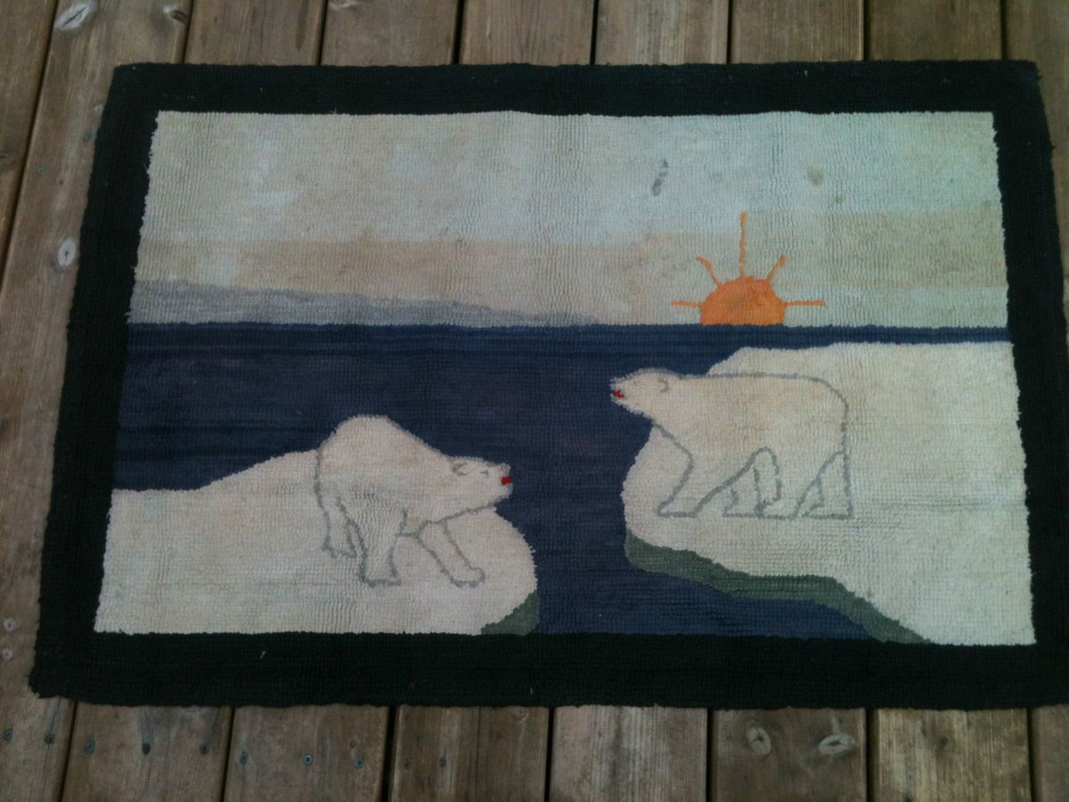 Grenfell Polar Bear Rug or Mat