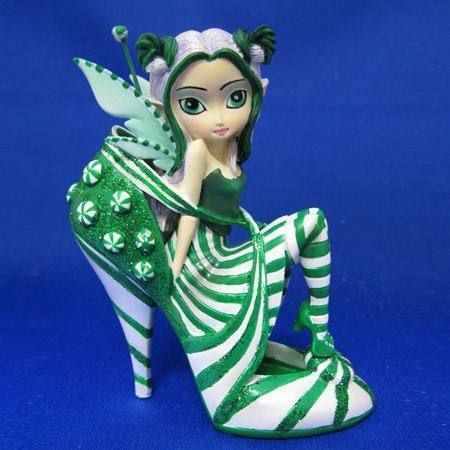 Spearmint Shoe Fairy Figurine Jasmine Becket Griffith