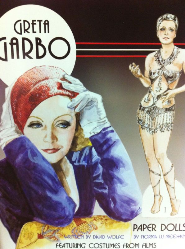 Norma Lu Meehan Paper Doll Book Greta Garbo New