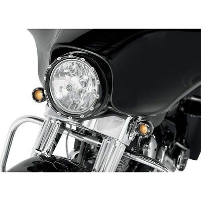 ARLEN NESS FIRE RING LED 7 HEAD LIGHT BLACK HARLEY FLST 93 12 08 409