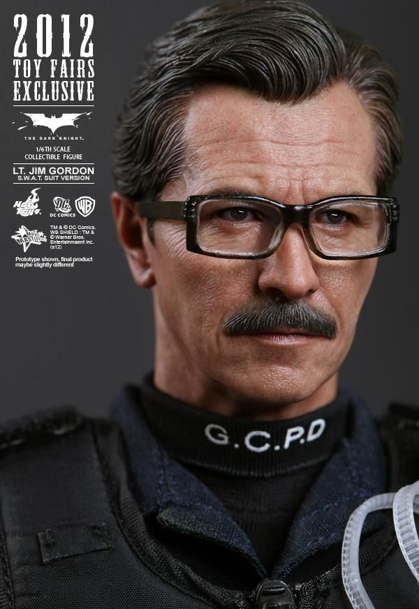  12 2012 Toy Exclusive THE DARK KNIGHT Jim Gordon in S.W.A.T. Suit Ver