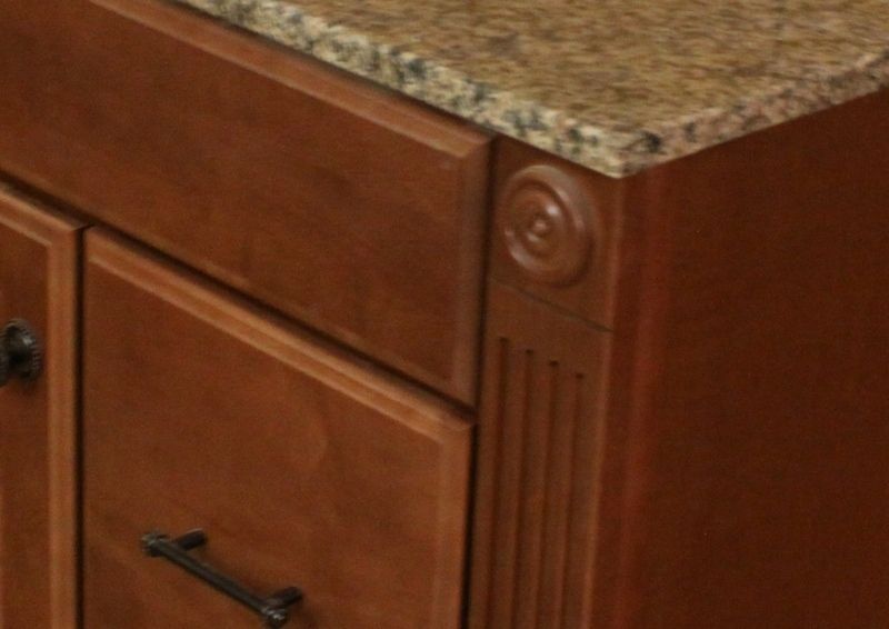 Grand Bay Bykraftmaid Bathroom Vanity Sink Base Cabinet with Brown