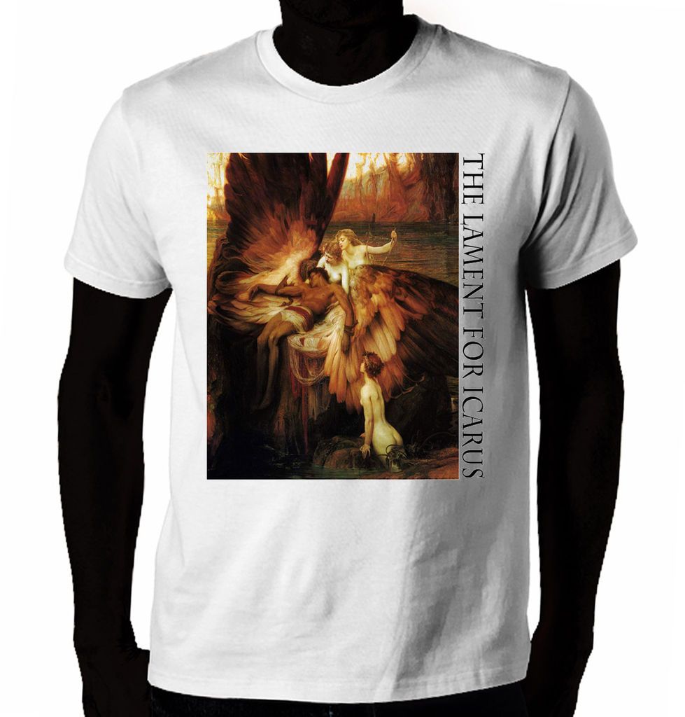 art t shirt the lament for icarus herbert james draper more options